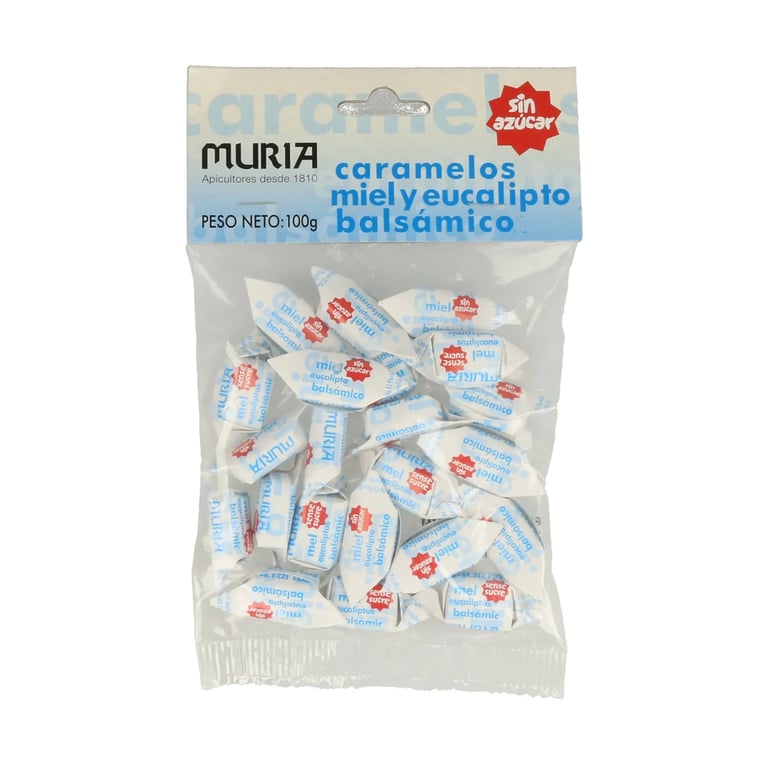 Bonbons Sans Sucres Miel et Eucalyptus Balsamique
