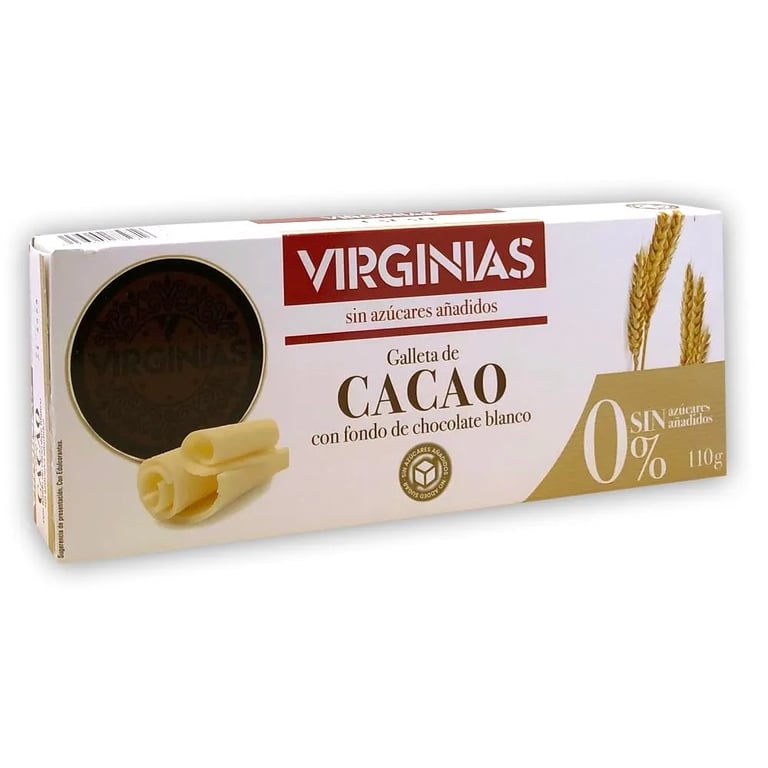 Galletas Artesanas De Cacao Con Fondo De Choco Blanco