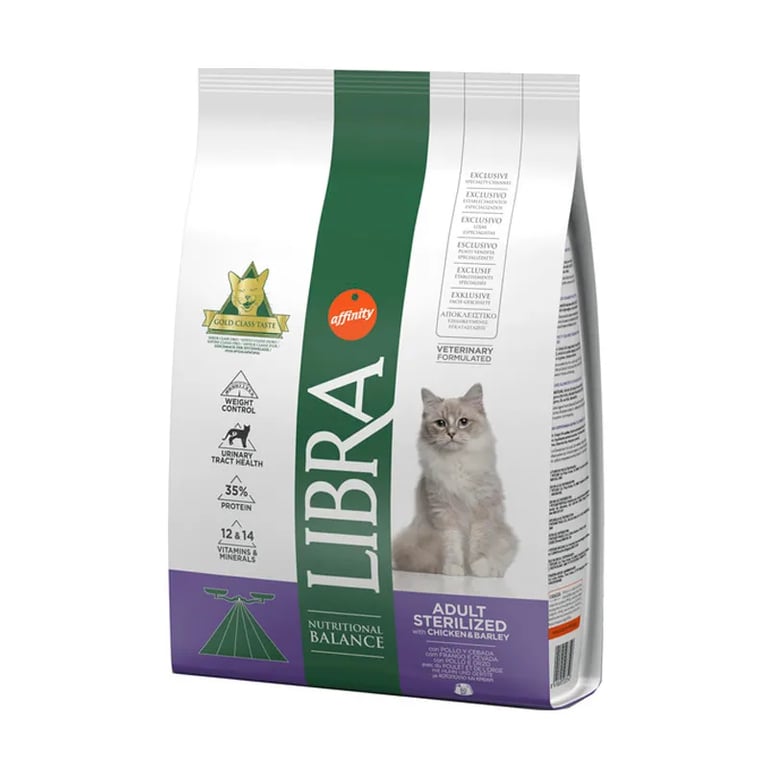 Libra Katzenfutter Adult Sterilized Huhn und Gerste
