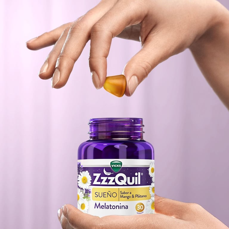 Natura Melatonina Gominolas Sabor Mango Plátano 30 Uds de Zzzquil