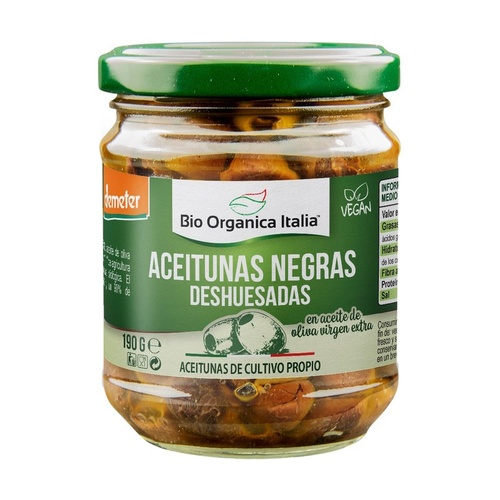 Olives Noires Dénoyautées Vierge Extra