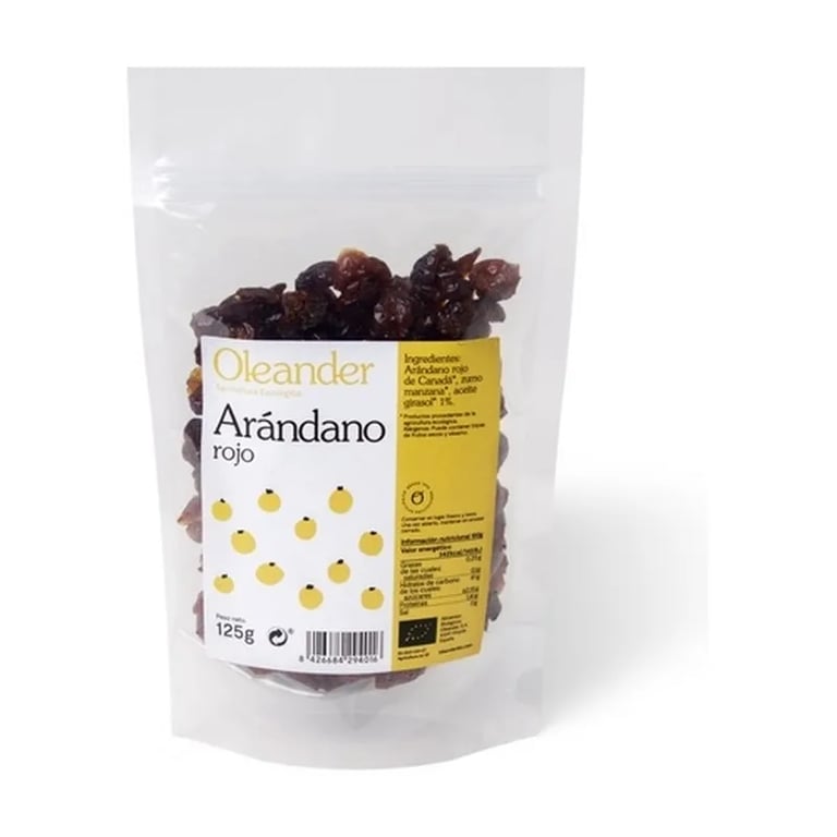 Arandano Rojo Deshidratado Sin Gluten Bio