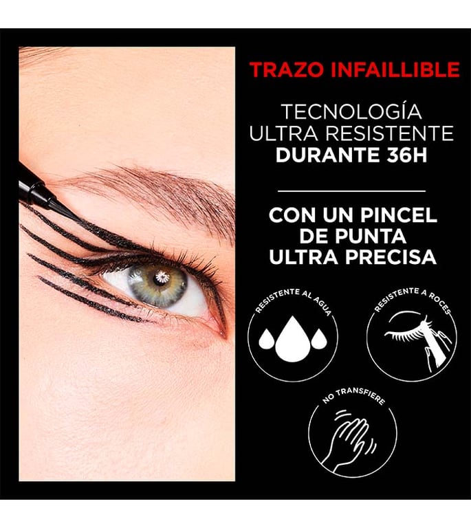 Infaillible Grip 36H Micro-Fine Eyeliner #03 - Ancient Rose von L'Oreal Make Up