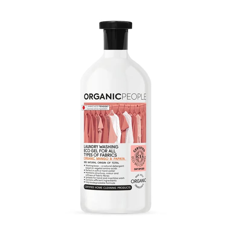 Detergente Líquido Ropa Todo Tipo De Telas Mango Y Papaya Bio
