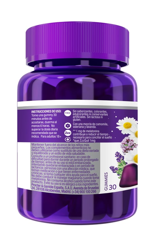 Forte Natura Melatonin Gummies 30 St von Zzzquil