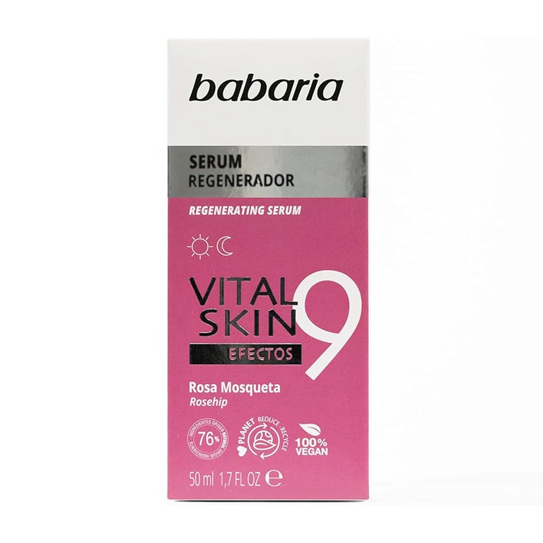 Vital Skin 9 Effecten Serum Regenererend Roze Mosqueta