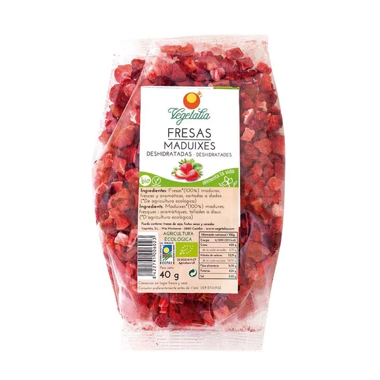 Fraises Lyophilisées Bio