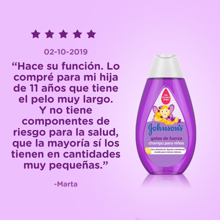 Krafttropfen-Shampoo für Kinder 500 ml von Johnson's Baby