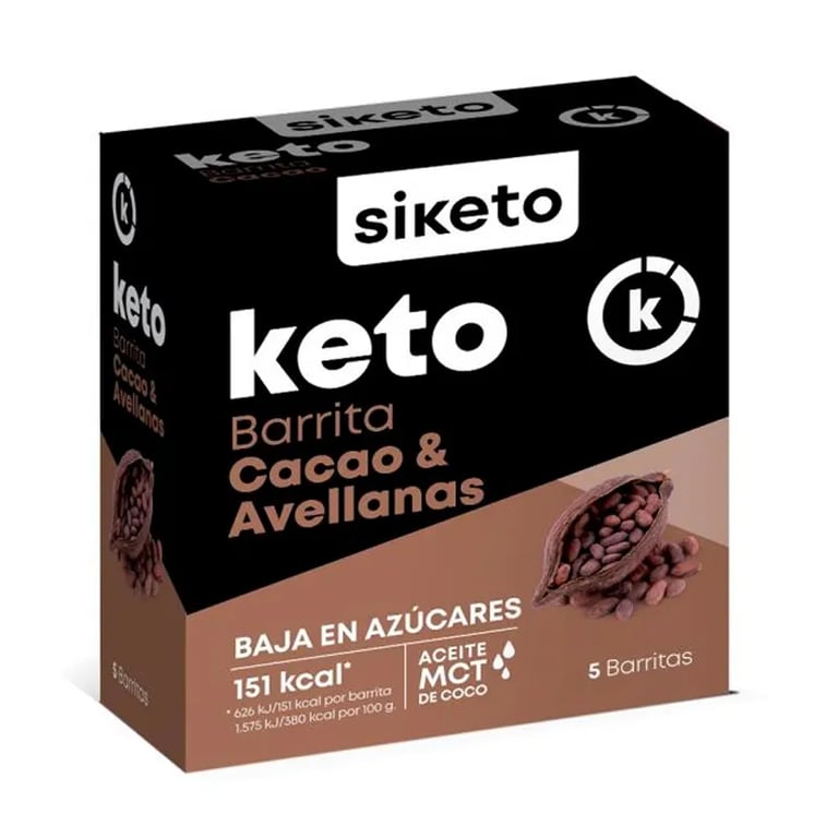 Keto Kakaoriegel mit Haselnüssen