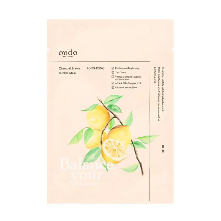 Charcoal & Yuja Bubble Mask