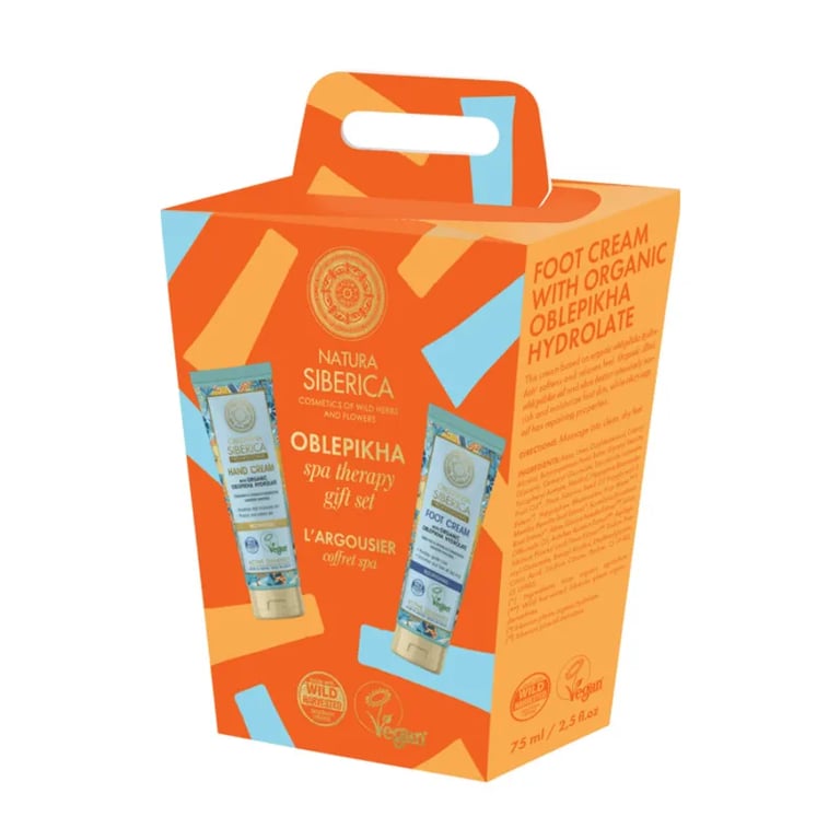 Geschenke-Set SPA-Therapie von Oblepikha Handcreme + Fußcreme
