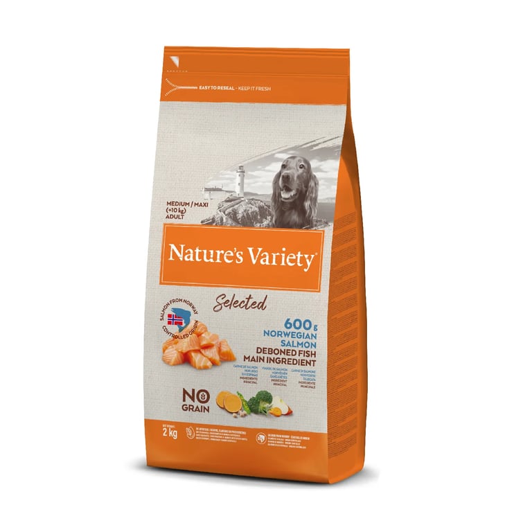 Selected Dog Adult Medium Maxi Norwegian Salmon