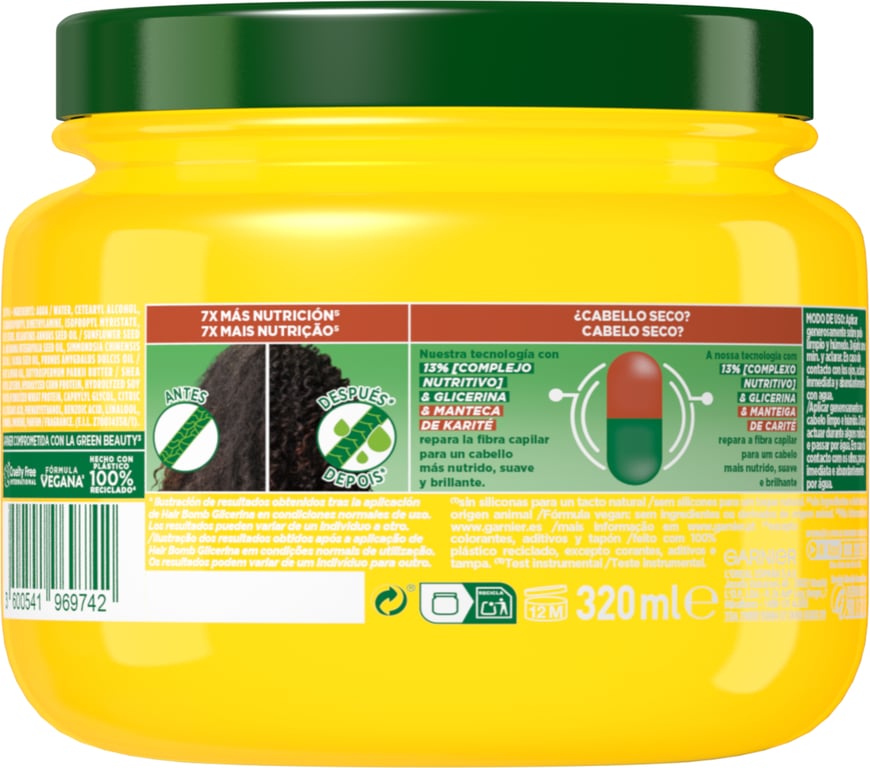 Fructis Nutri Repair Butter Masque 300 ml de Garnier