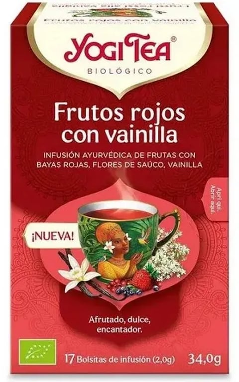 Infuso Frutti Rossi Con Vaniglia Bio