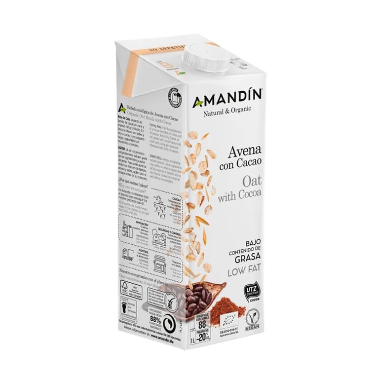 Bebida De Avena Con Cacao Ecológica