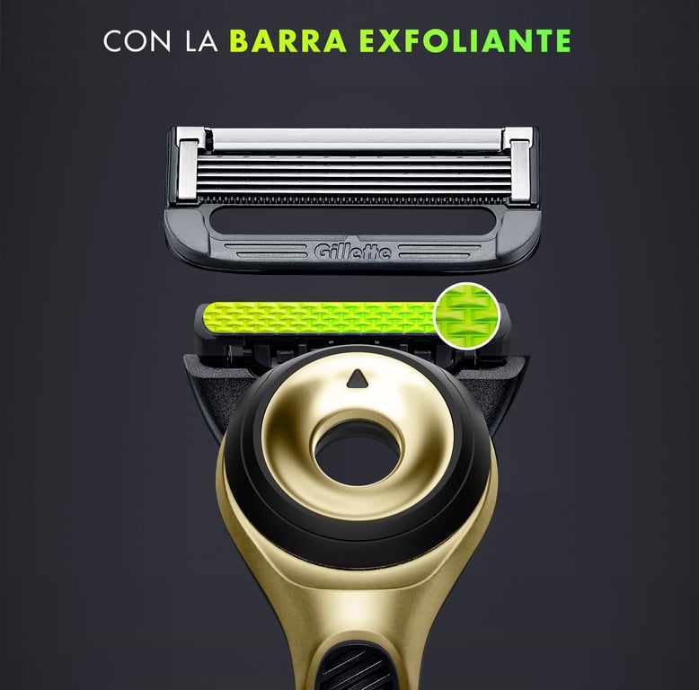 Gillette Labs Champion Gold Rasoir + Gel + Crochet + Trousse de Gillette
