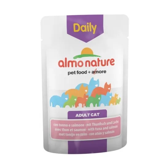 Adult Cat Daily Atún y Salmón 70g