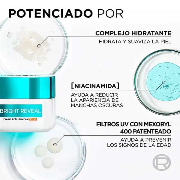 Bright Reveal Cream Anti-taches SPF50 50 ml de L'Oreal Paris