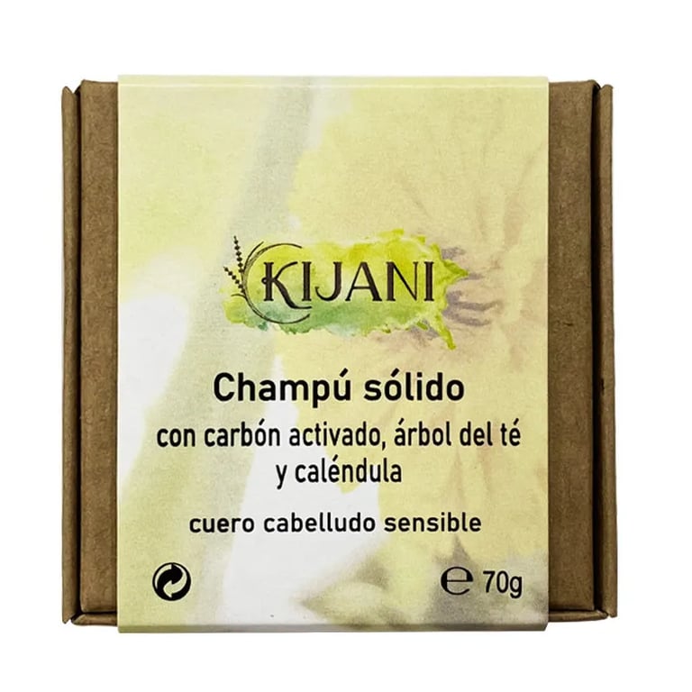 Champú Sólido Carbón Activado Árbol De Té y Caléndula