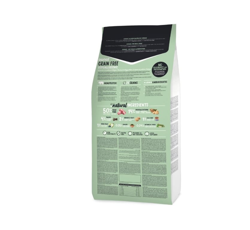 Grain Free Hypoallergenic Pienso Perro Adulto Cerdo - imagen 2 de 3
