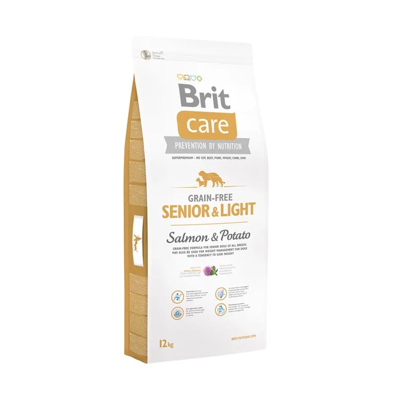 Care Dog Senior Grain Free Light Salmón Y Patata