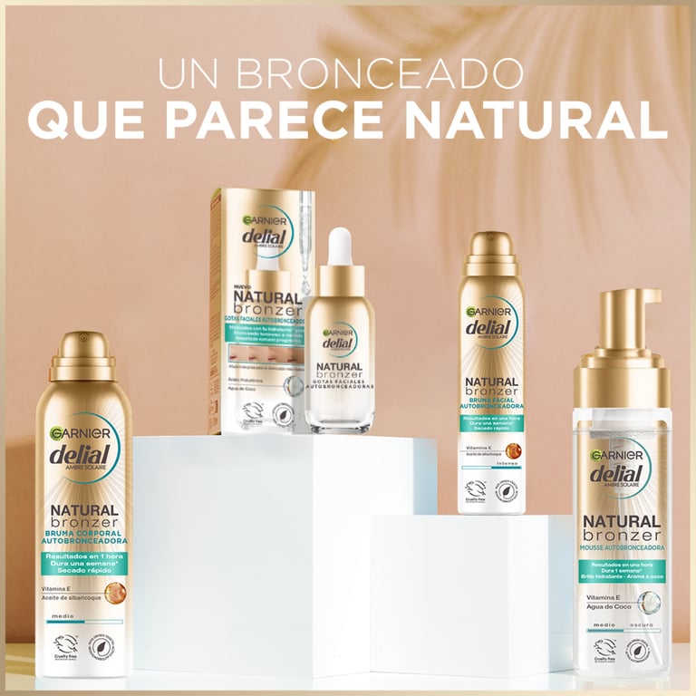 Natural Bronzer Selbstbräunende Gesichtstropfen 30 ml von Delial