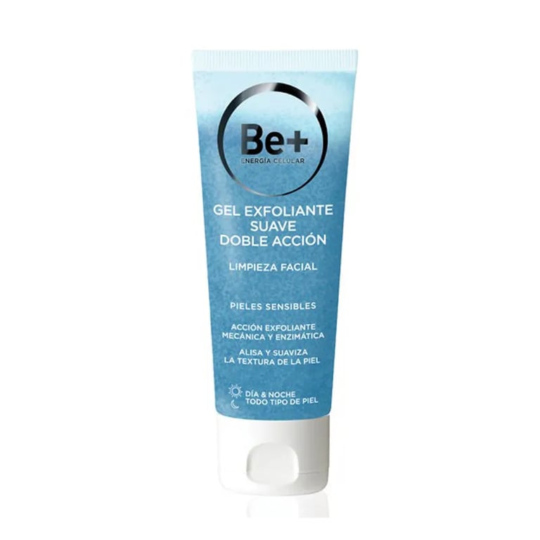 BE+ GEL EXFOLIANTE SUAVE DOBLE ACCIÓN