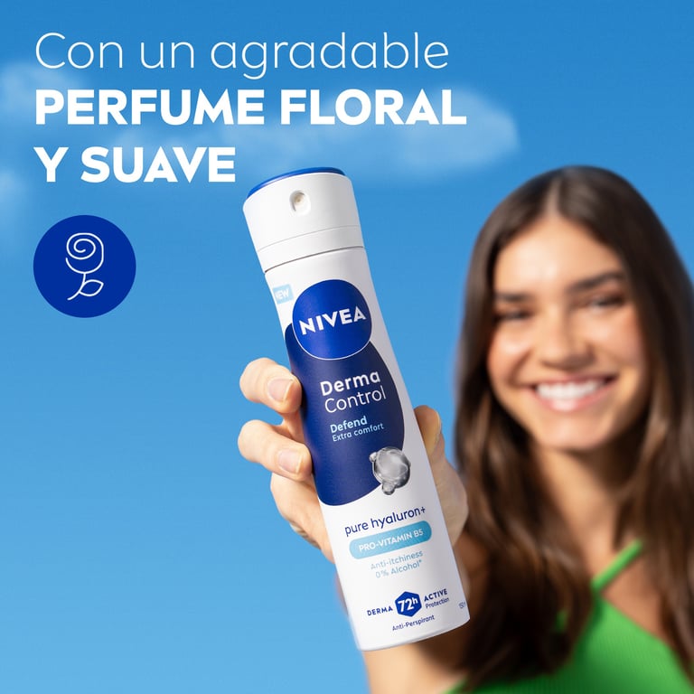 Derma Control Defend Desodorante Spray 200 ml de Nivea