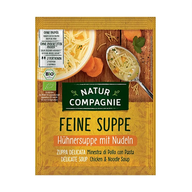 SOPA DE POLLO CON FIDEOS BIO