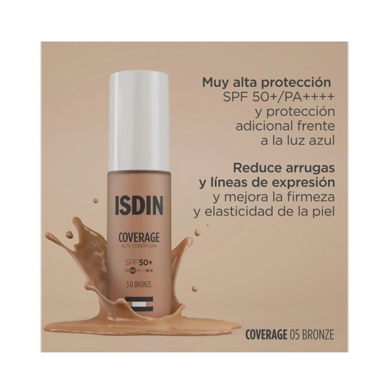 Coverage SPF50+ Bronze 30g de Isdin