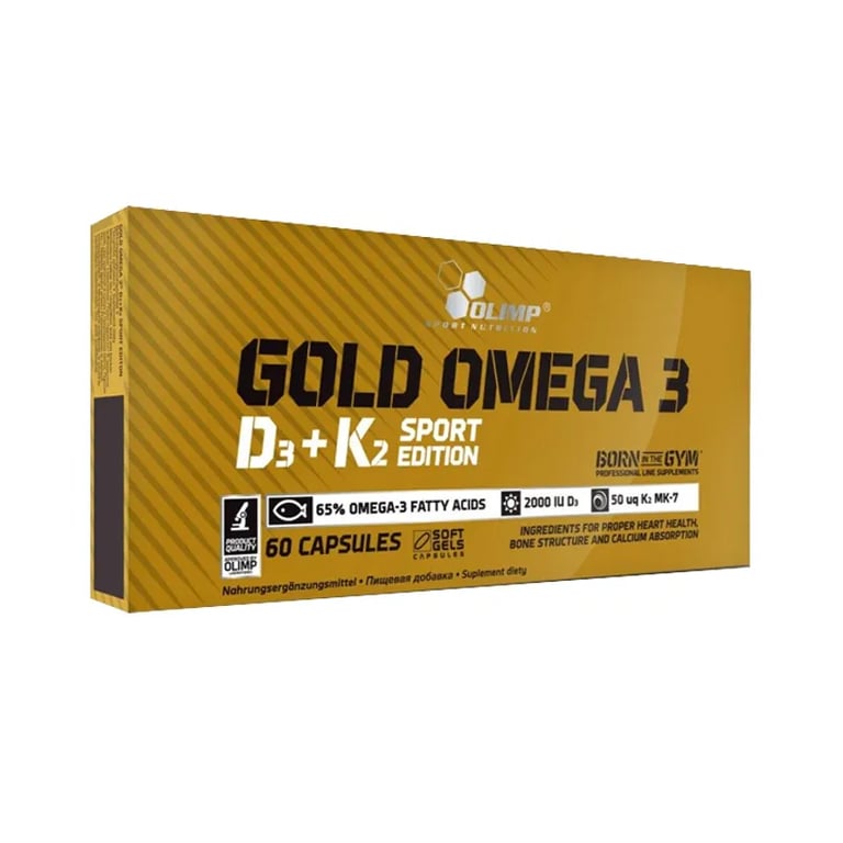 Gold Omega 3 D3 + K2 Sport Edition