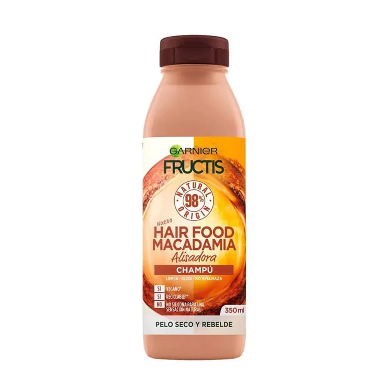 Fructis Hair Food Macadamia Shampooing Lissant