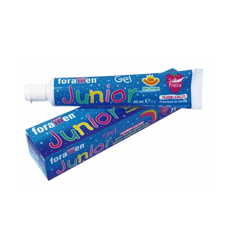 Gel Dentífrico Junior Fluor+Calcio Sabor Fresa