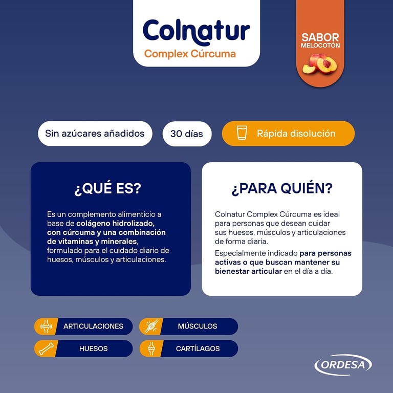 COLNATUR COMPLEX COLÁGENO CON CÚRCUMA 250g - imagen 4 de 6