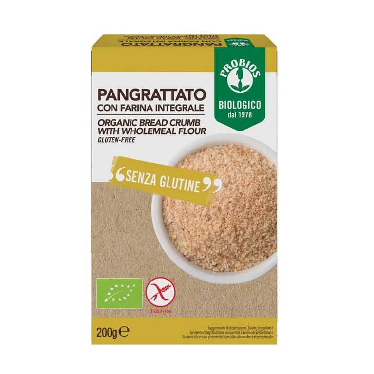 Pan Rallado Integral Sin Gluten Bio