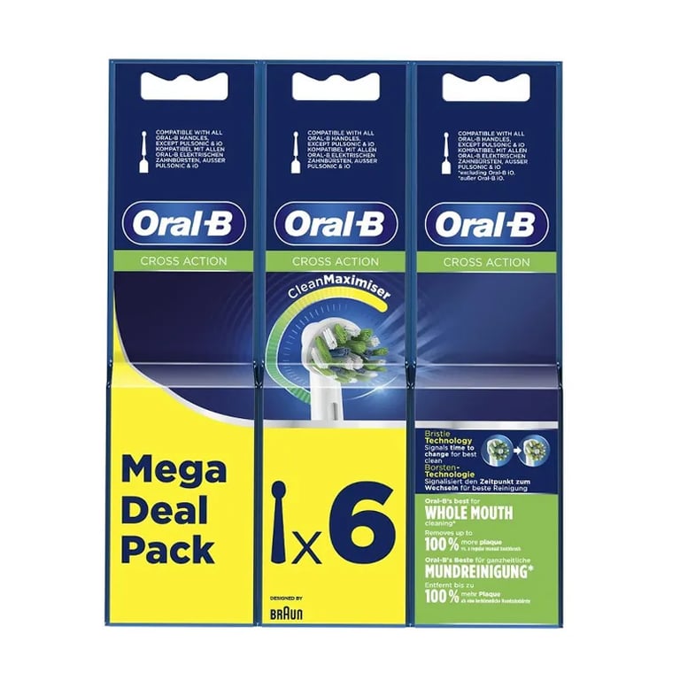 Oral-B Ricarica Spazzolino Ricaricabile Crossaction