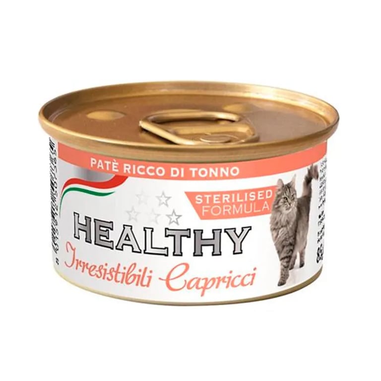 Cat Sterilised Healthy Irresistibili Capricci Paté De Atún
