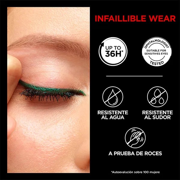 Infaillible Grip 36H Eyeliner #Brown Denim von L'Oreal Make Up