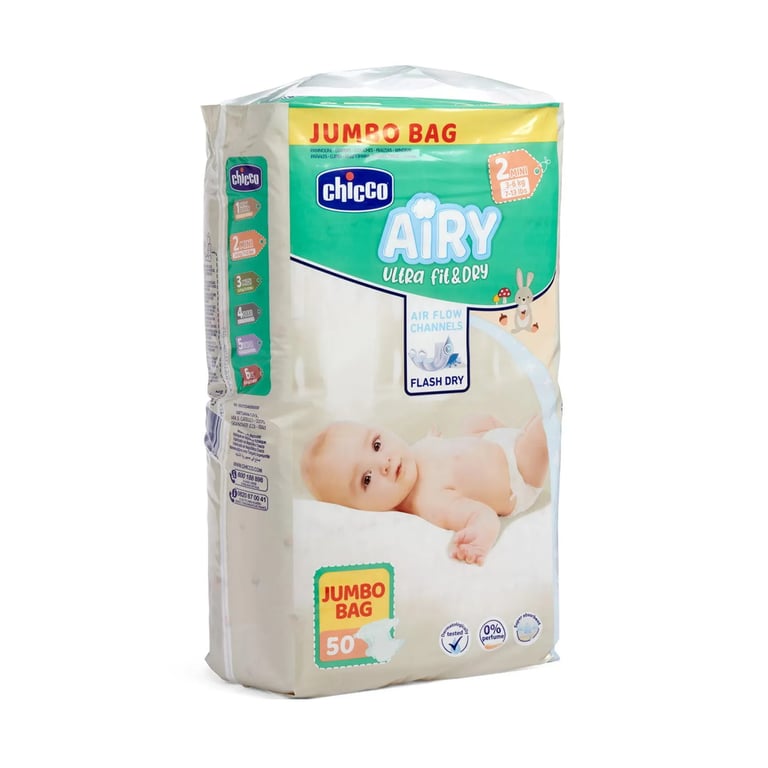 Fraldas Airy Mini T-2 3-6 Kg