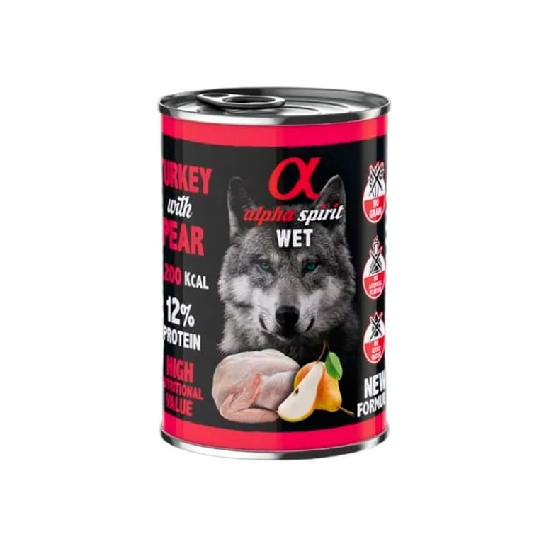 Comida Húmeda Perro Adulto Pavo Con Frambuesas