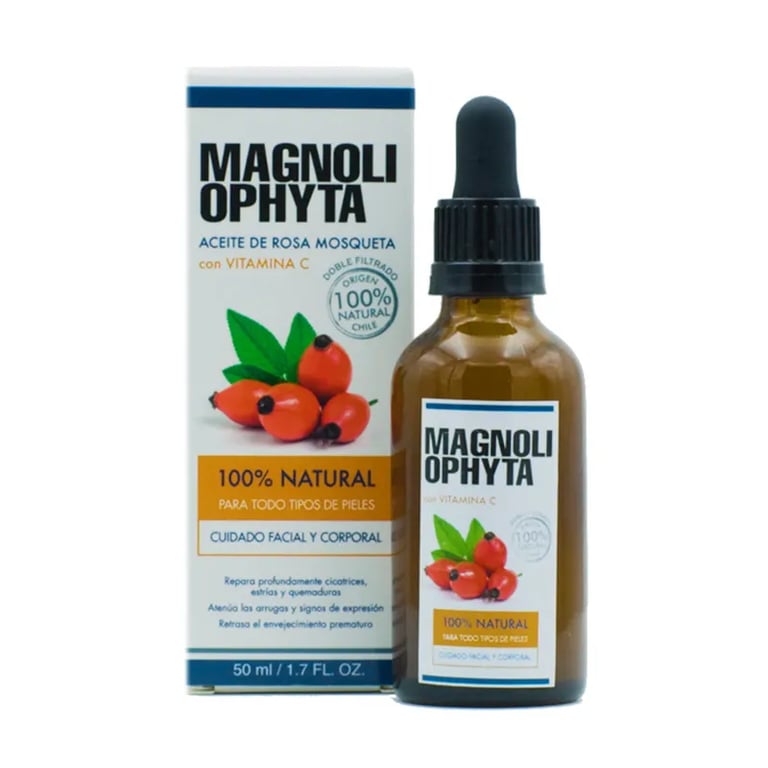 Aceite De Rosa Mosqueta Con Vitamina C Gotero