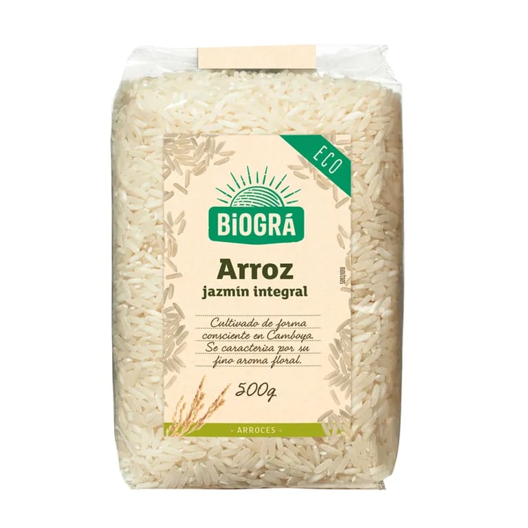 ARROZ JAZMÍN INTEGRAL BIO