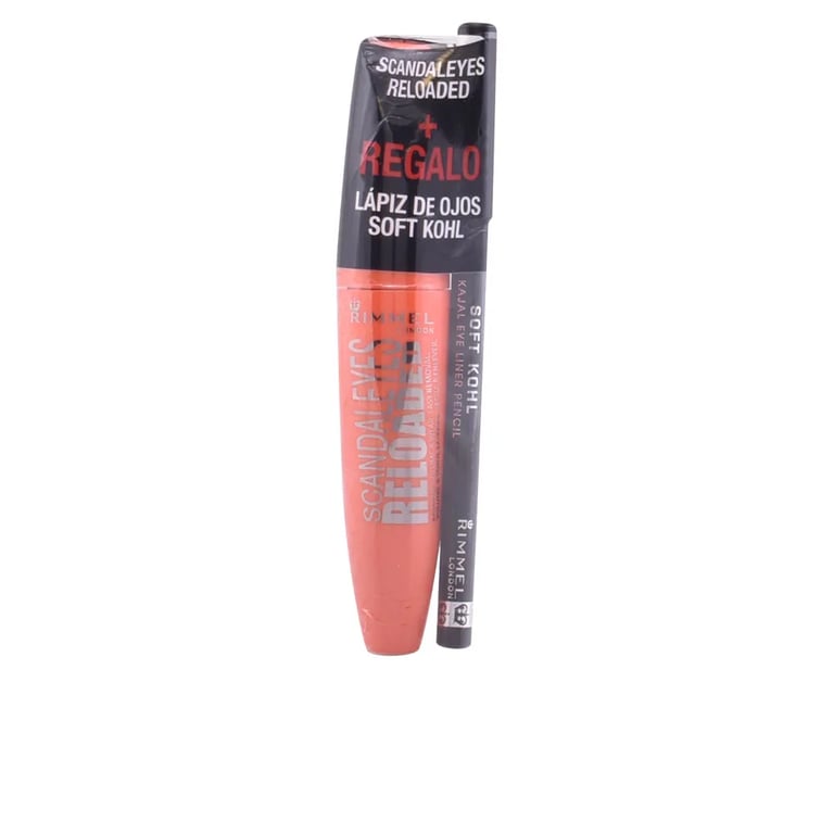 Mascara Scandaleyes Reloaded #001-Black+Kajal Eye Pencil #61