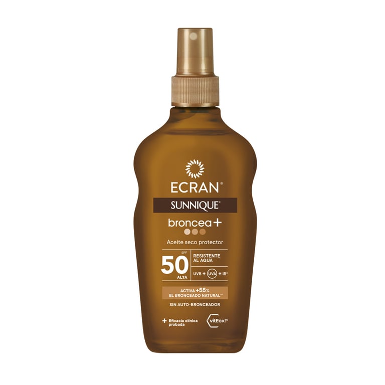 Sunnique Broncea+ Trockenöl Schutz SPF50 200 ml
