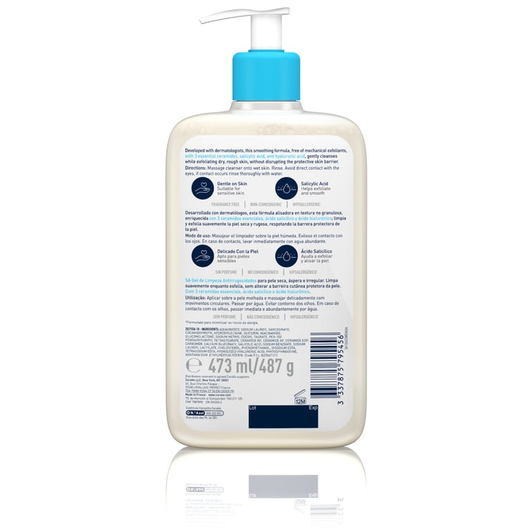 SA Anti-Rauheits-Reinigungsgel 473 ml von Cerave
