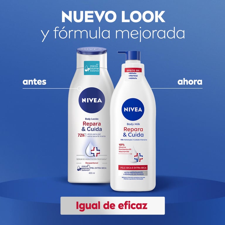 Repara Cuida Body Milk 400 ml da Nivea