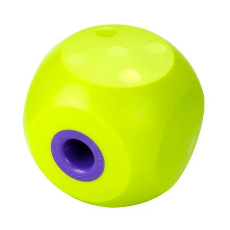 Jouet Cube Pour Nourriture Ou Récompenses Vert 9 cm