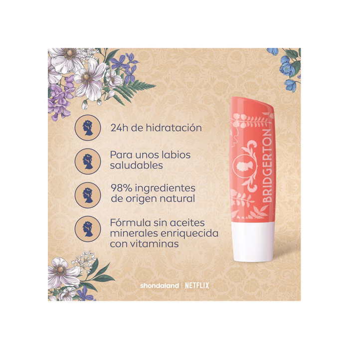 Bridgerton Bálsamo Labial Peach Tea 24h - imagen 4 de 9