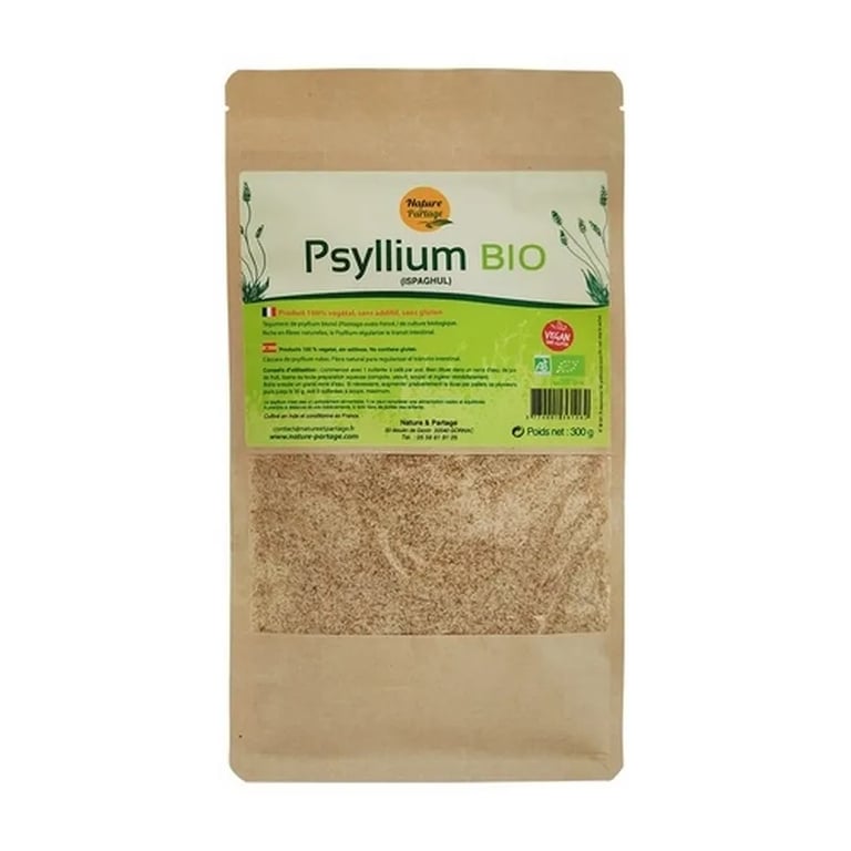 Psyllium Rubio Polvo Bio Sin Gluten Bio Vegan