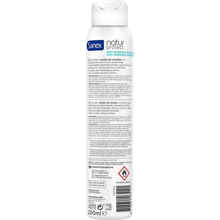 Natur Protect Anti-Macchie Deo 200 ml di Sanex - imagen 2 de 4